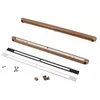 Image de Kit sachet entrée air autoréglable avec 4 vis NICOLL - Bois clair - 1EAHFC