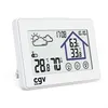 Image de Station Météo Sans Fil - Cgv - My Meteo-1Bm - Contrôle Tactile - Horloge Et Calendrier - Facile A Utiliser