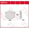 Image de TRW Lucas MCB54 Plaquette de frein