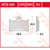Image de TRW Lucas MCB595 Plaquette de frein