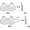 Image de TRW, Plaquettes de frein, (Organique)