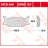 Image de TRW Lucas MCB640 Plaquette de frein