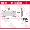 Image de TRW Lucas MCB659 Plaquette de frein