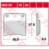 Image de TRW, Plaquettes de frein, (Metal fritte)