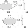 Image de TRW, Plaquettes de frein, (Metal fritte)