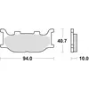 Image de TRW, Plaquettes de frein, (Metal fritte)