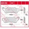 Image de TRW, Plaquettes de frein, (Metal fritte)
