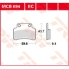 Image de TRW Lucas MCB694 Plaquette de frein