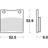 Image de TRW, Plaquettes de frein, (Metal fritte)