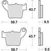 Image de TRW, Plaquettes de frein, (Metal fritte)