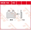 Image de TRW Lucas MCB735 Plaquette de frein