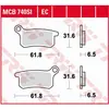 Image de TRW, Plaquettes de frein, (Metal fritte)