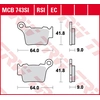 Image de TRW Lucas TRW Lucas MCB743SI Sinter Offroad Plaquette de frein