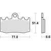 Image de TRW, Plaquettes de frein, (Organique)