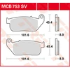 Image de TRW Lucas MCB753SV Plaquettes de frein frittées
