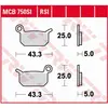 Image de TRW, Plaquettes de frein, (Metal fritte)