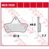 Image de TRW, Plaquettes de frein, (Metal fritte)
