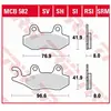 Image de TRW, Plaquettes de frein, (Metal fritte)