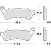 Image de TRW, Plaquettes de frein, (Metal fritte)