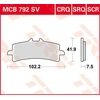 Image de TRW Lucas MCB792CRQ Plaquette de frein de course