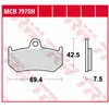 Image de TRW, Plaquettes de frein, (Metal fritte)