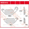 Image de TRW Lucas MCB812 Plaquette de frein