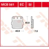 Image de TRW Lucas MCB561 Plaquette de frein