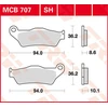 Image de TRW Lucas MCB707 Plaquette de frein