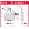 Image de TRW, Plaquettes de frein, (Metal fritte)