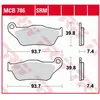 Image de TRW, Plaquettes de frein, (Metal fritte)
