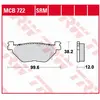 Image de TRW, Plaquettes de frein, (Metal fritte)