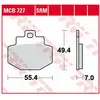 Image de TRW, Plaquettes de frein, (Metal fritte)
