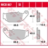 Image de TRW Lucas MCB867 Plaquette de frein