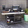 Image de Barbecue à gaz FIDGI 3 + Desserte