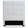 Image de Tête de Lit Capitonnée "Amor" 90cm Blanc