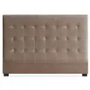 Image de Tête de lit capitonnée Velours Taupe 160 Luxa