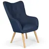 Image de Fauteuil Scandinave "Aimee" 67cm Bleu