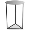 Image de Table d'Appoint Design "Zeliana" 79cm Noir