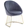 Image de Chaise Design en Velours "Mayra" 84cm Gris