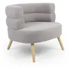 Image de Fauteuil Design Bouclette Rondo 80cm Gris