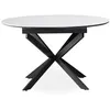 Image de Table a manger extensible sans tiroir en.casa 6 personnes en ceramique 120 x 120 cm