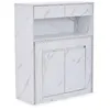 Image de Console Extensible "Malavita" 40-176cm Blanc