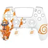 Image de Kit de protection Konix pour manette DualSense PS5 - Naruto - Silicone - Blanc