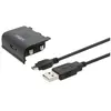 Image de Konix Kit Play Charge (Xbox One S, Xbox One X), Manette : accessoires, Noir