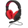 Image de Konix Casque de jeu DRAKKAR HEADSET SKA (Filaire), Casque gaming, Noir, Rouge