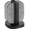 Image de Chargeur manette Konix Switch 2 Joycon x4 Noir