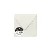 Image de 20 Enveloppes Pollen - Gris perle - 140x140mm