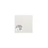 Image de 25 Cartes Pollen - Gris perle - 135x135mm