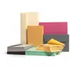 Image de Paquet de 25 cartes pliées Pollen 160x160mm Gris Perle 210g
