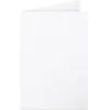 Image de 25 Cartes double Pollen - Blanc irisé - 110x155mm